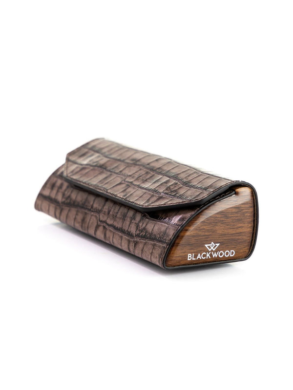 Футляр для окулярів Brown Croco