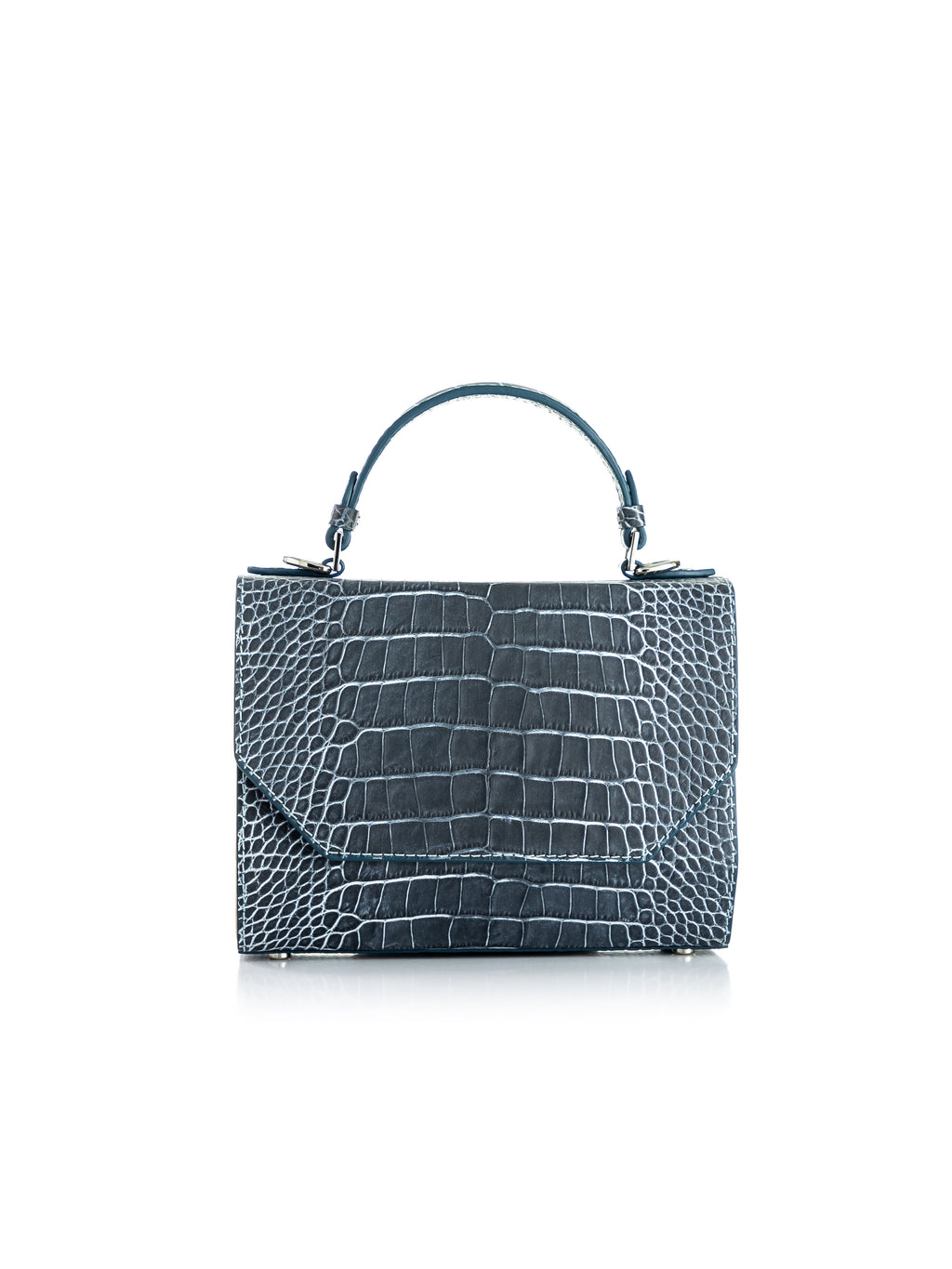 Fjord Blue Graphite Croco
