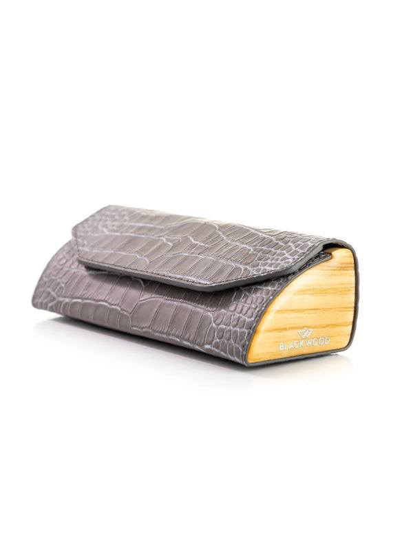 Футляр для окулярів Grey Croco