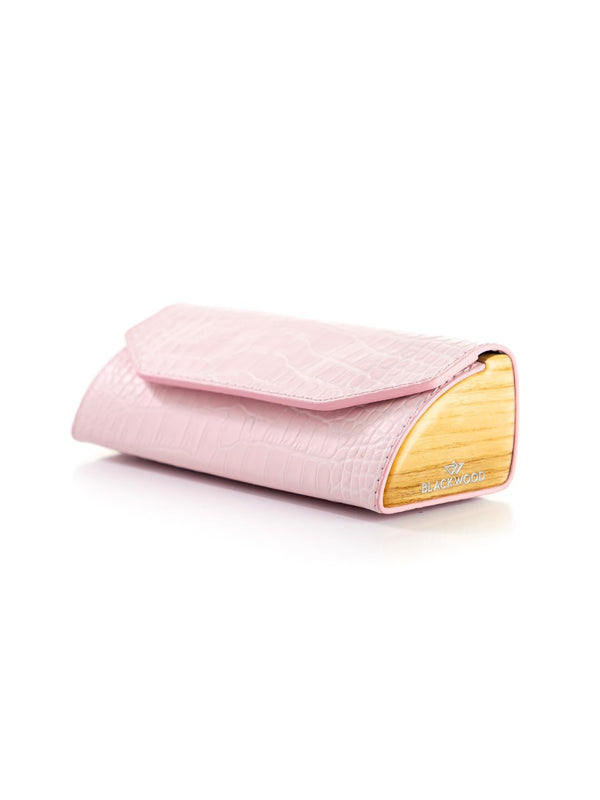 Футляр для окулярів Pink Croco