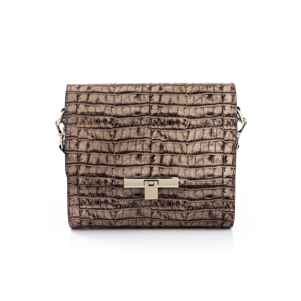 Gloria Brown Croco