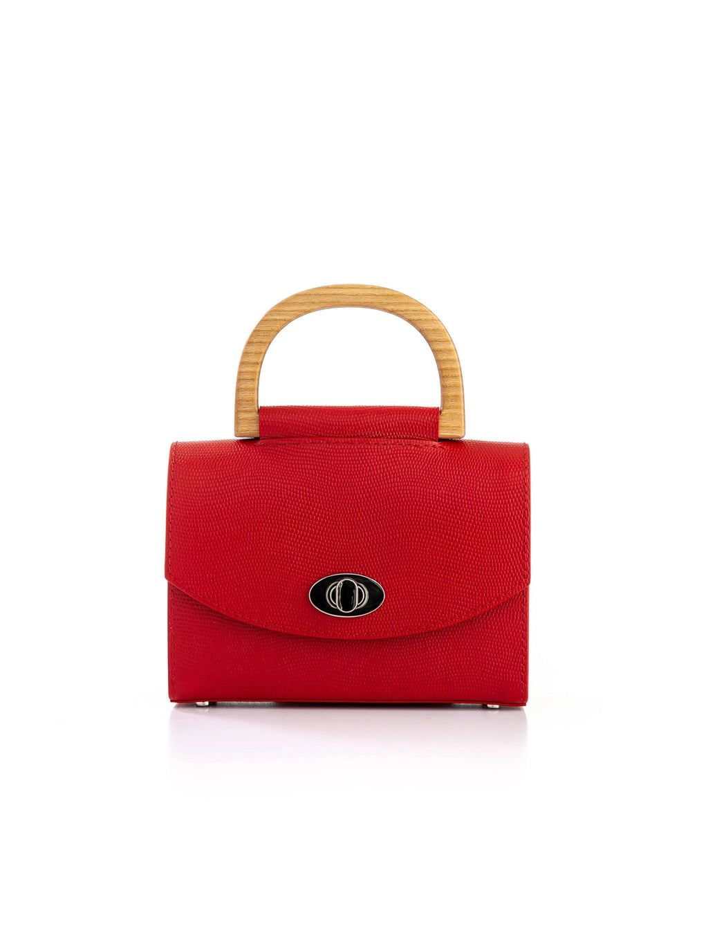 Aurora Mini Red Saffiano