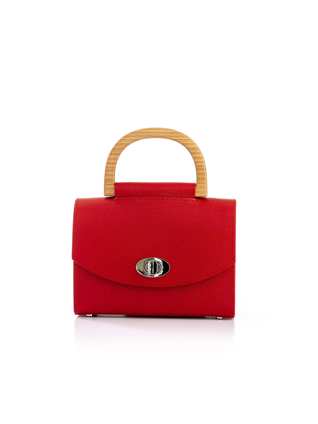Aurora Mini Red Saffiano