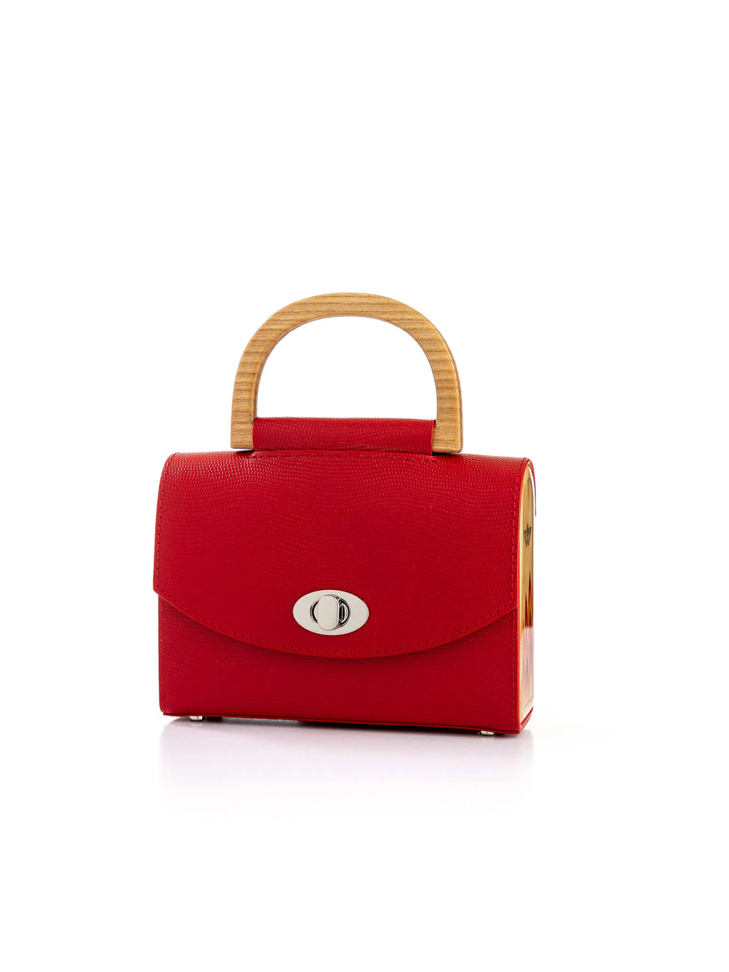 Aurora Mini Red Saffiano