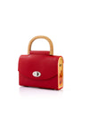 Aurora Mini Red Saffiano