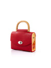 Aurora Mini Red Saffiano