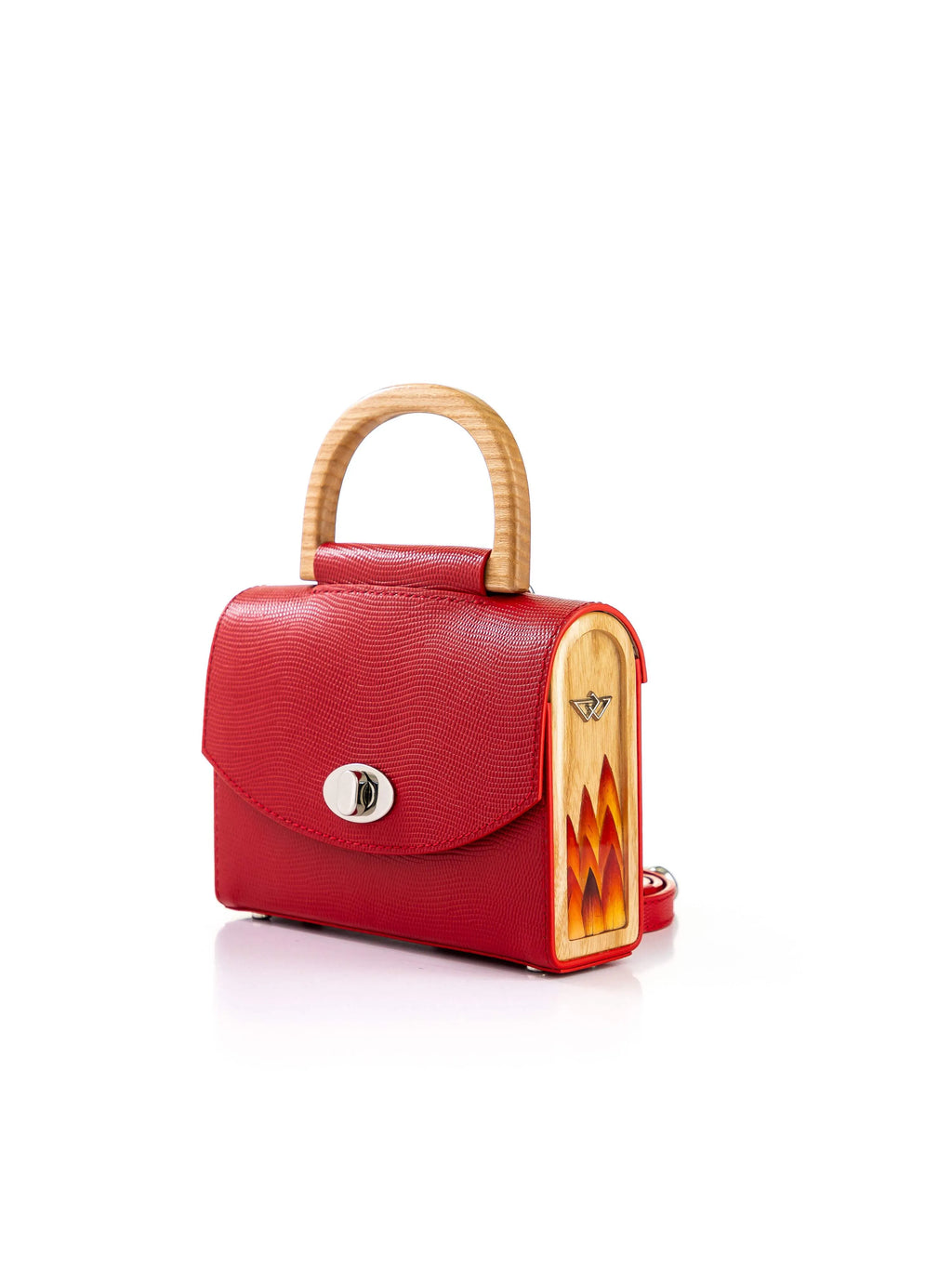 Aurora Mini Red Saffiano