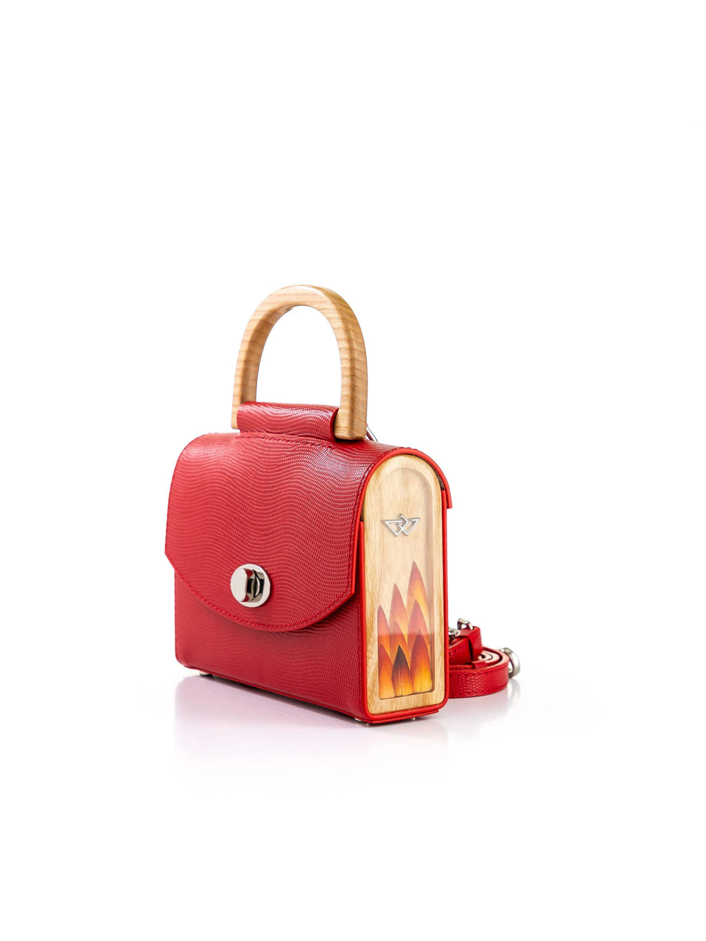 Aurora Mini Red Saffiano