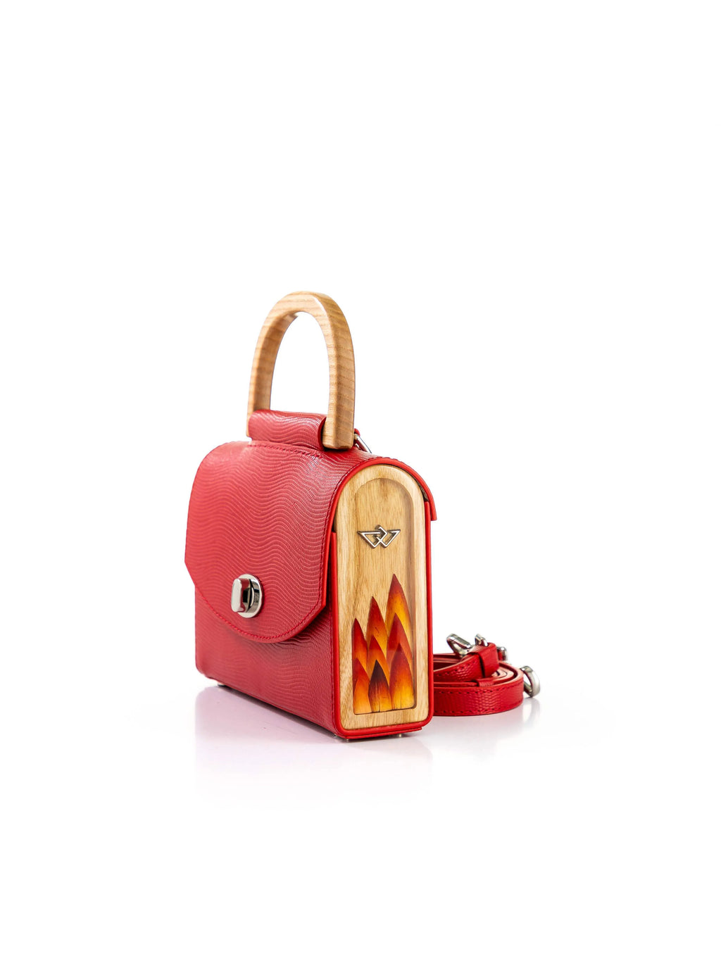 Aurora Mini Red Saffiano