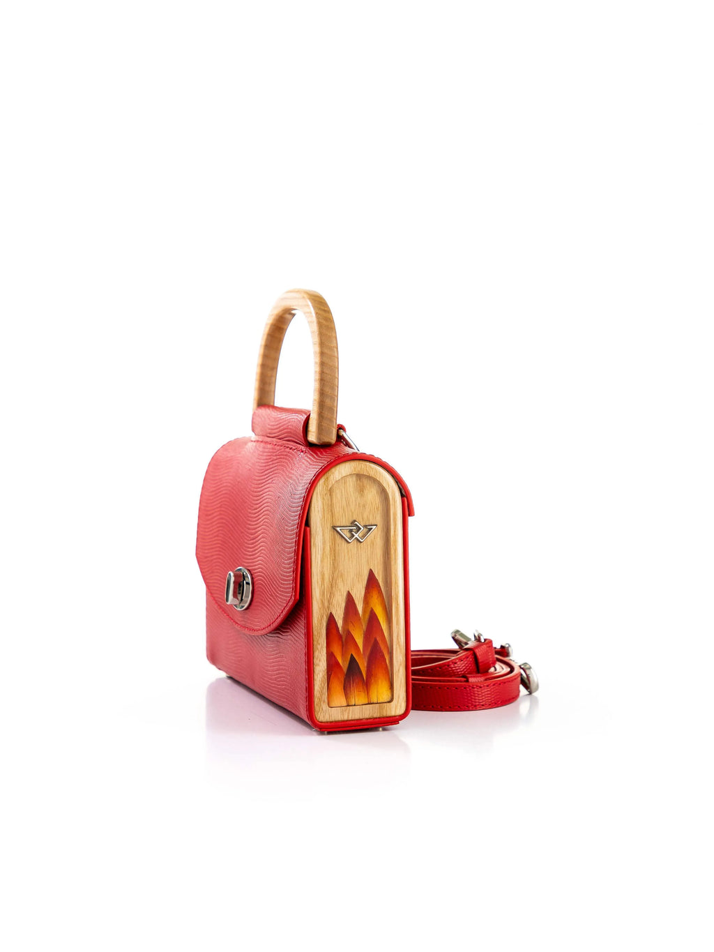 Aurora Mini Red Saffiano