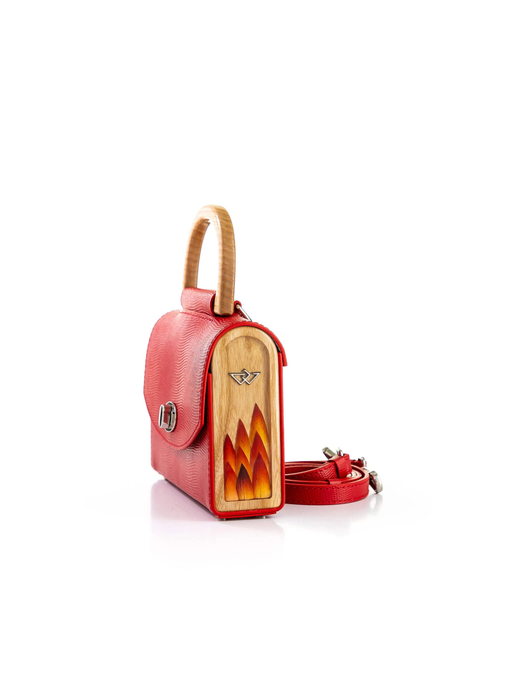 Aurora Mini Red Saffiano