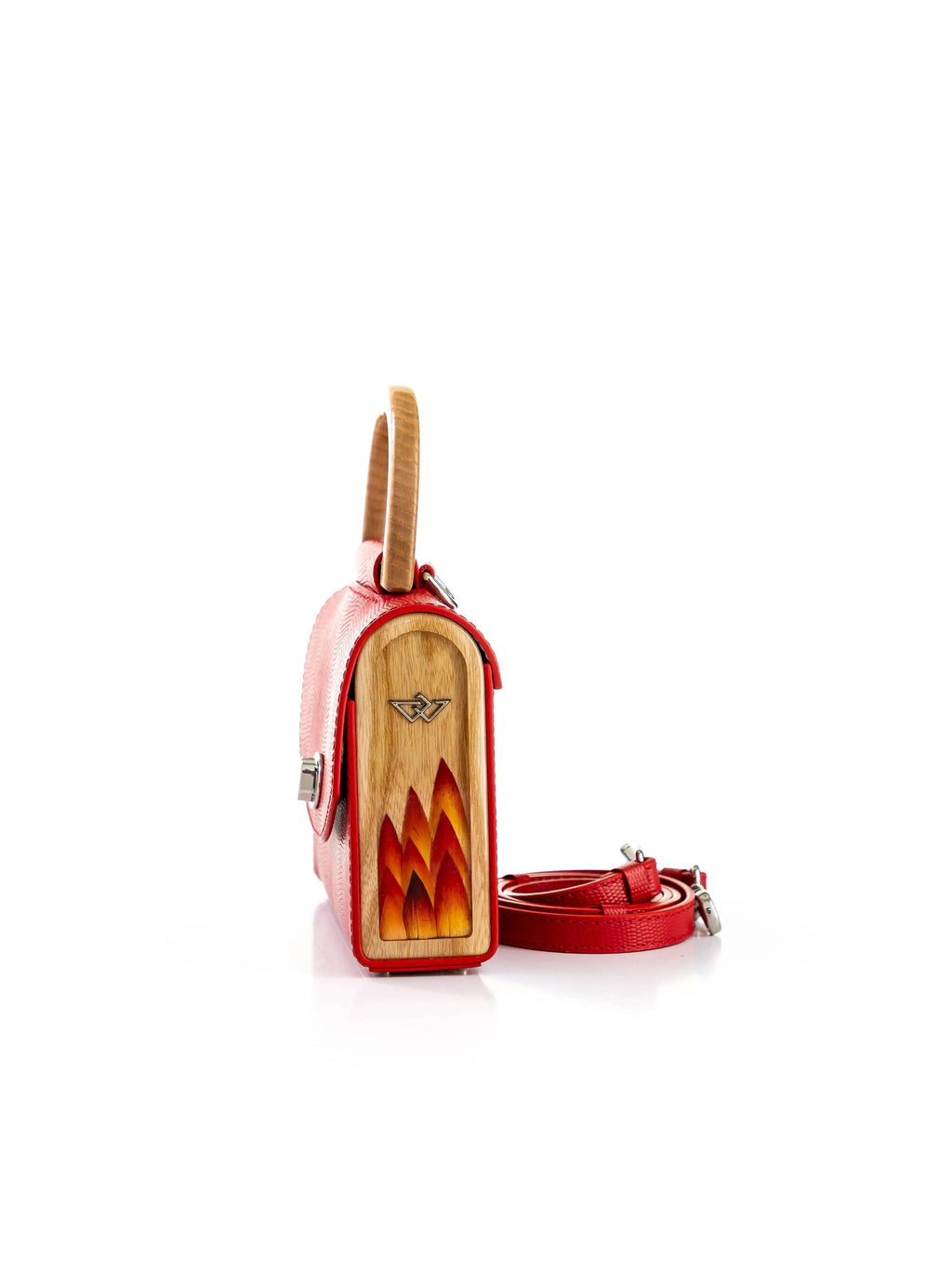 Aurora Mini Red Saffiano