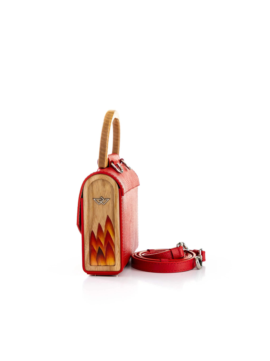 Aurora Mini Red Saffiano