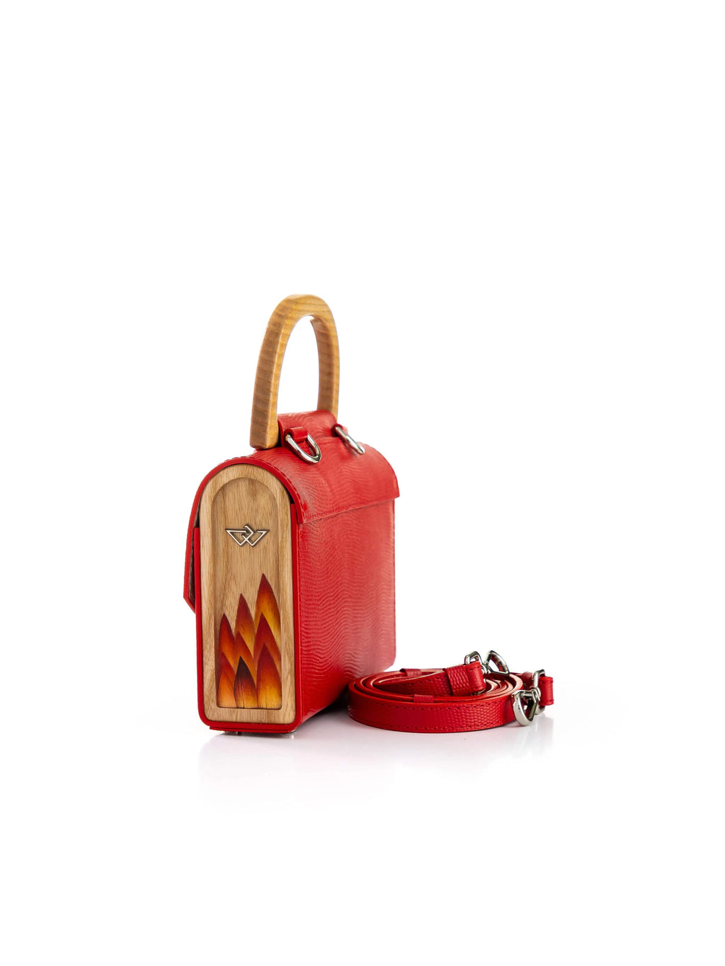 Aurora Mini Red Saffiano