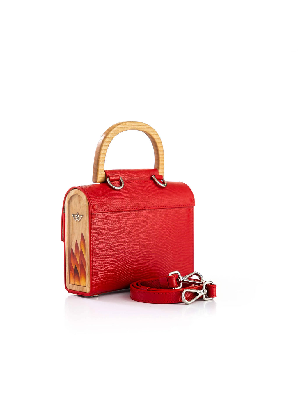 Aurora Mini Red Saffiano