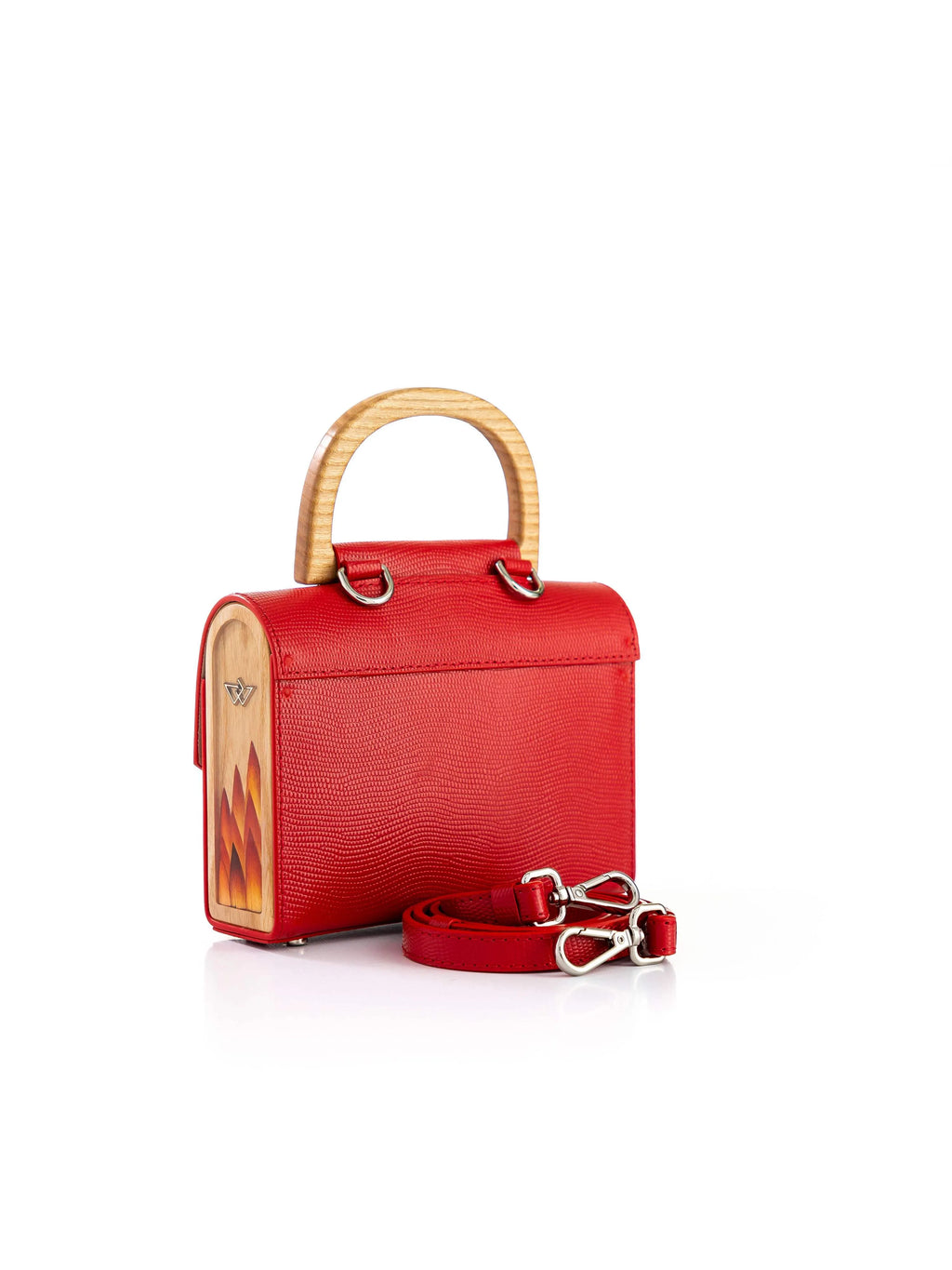 Aurora Mini Red Saffiano