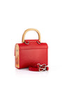 Aurora Mini Red Saffiano