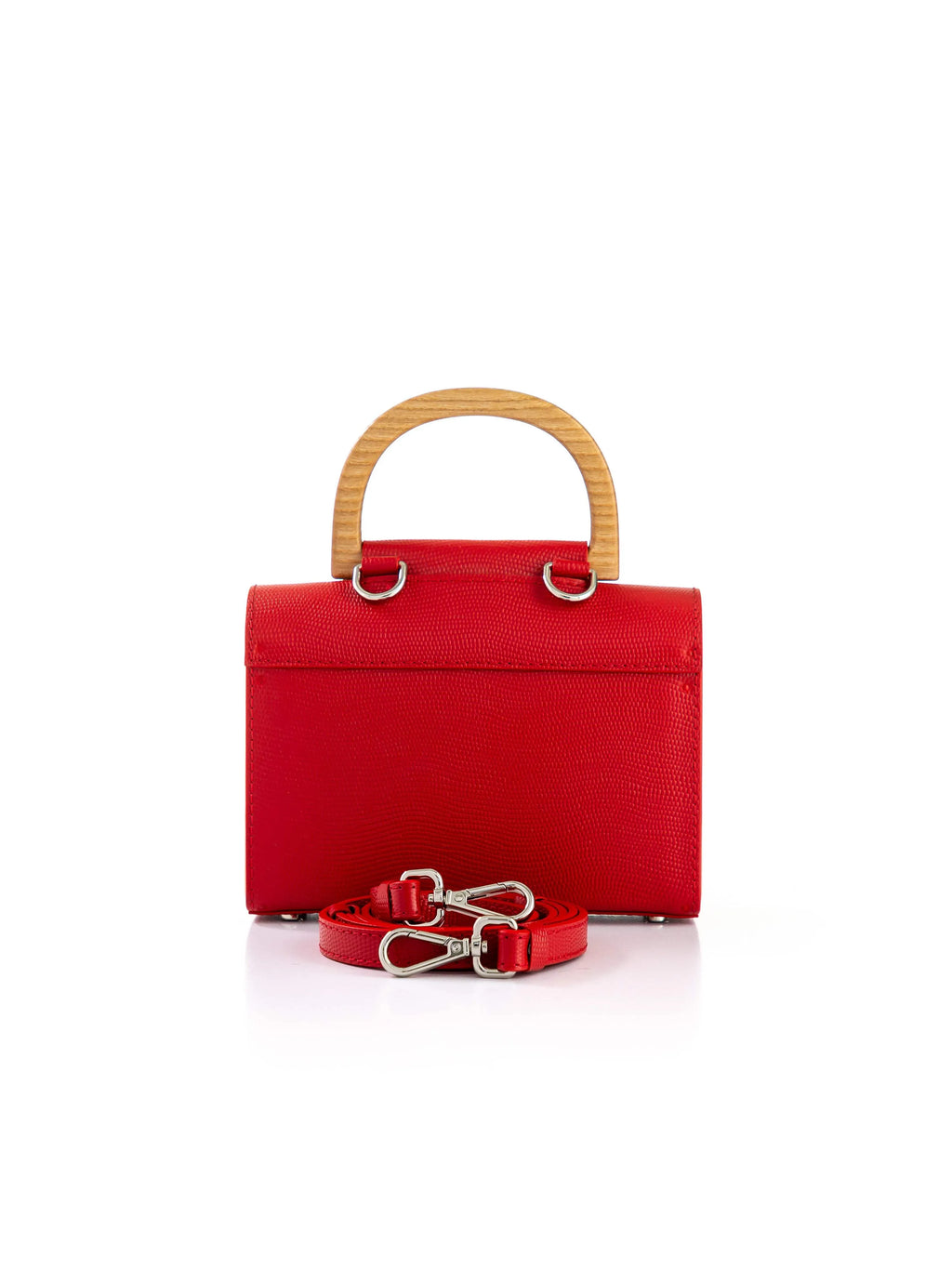 Aurora Mini Red Saffiano