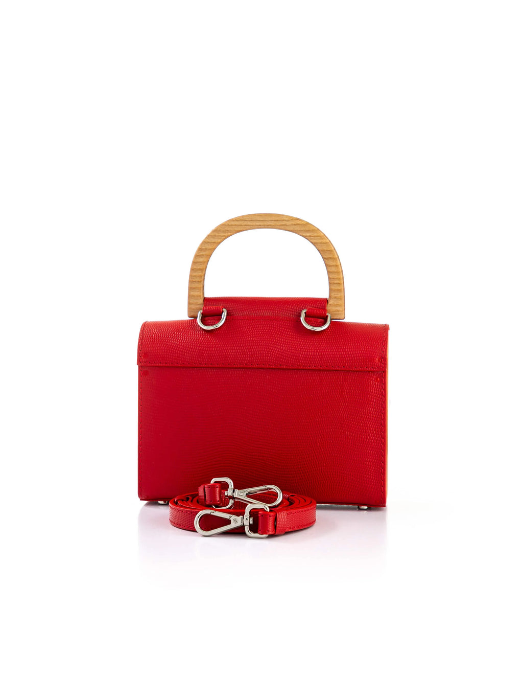 Aurora Mini Red Saffiano