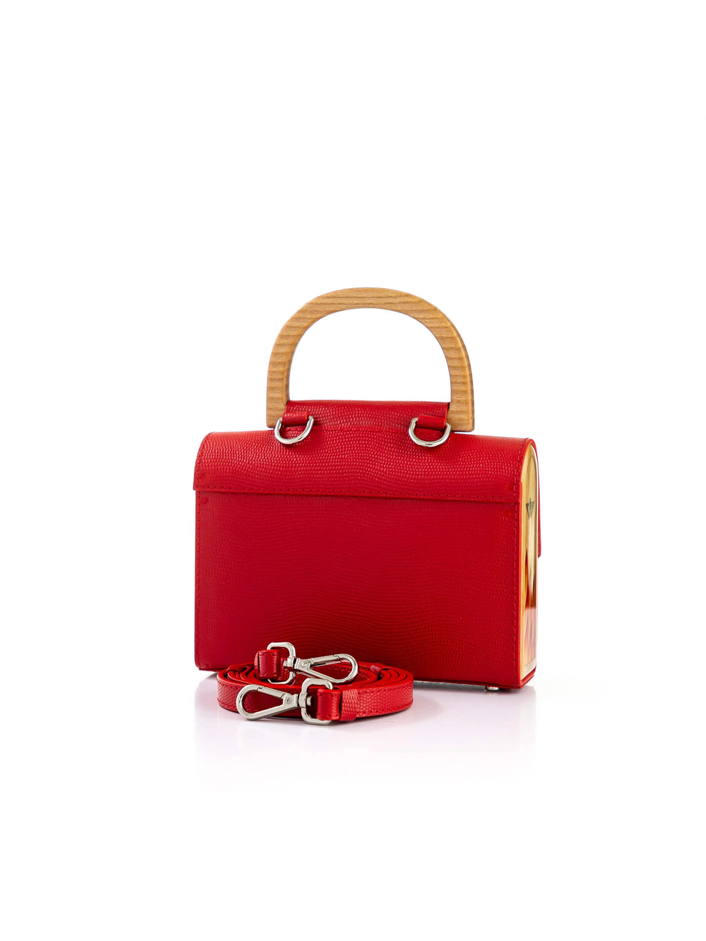 Aurora Mini Red Saffiano