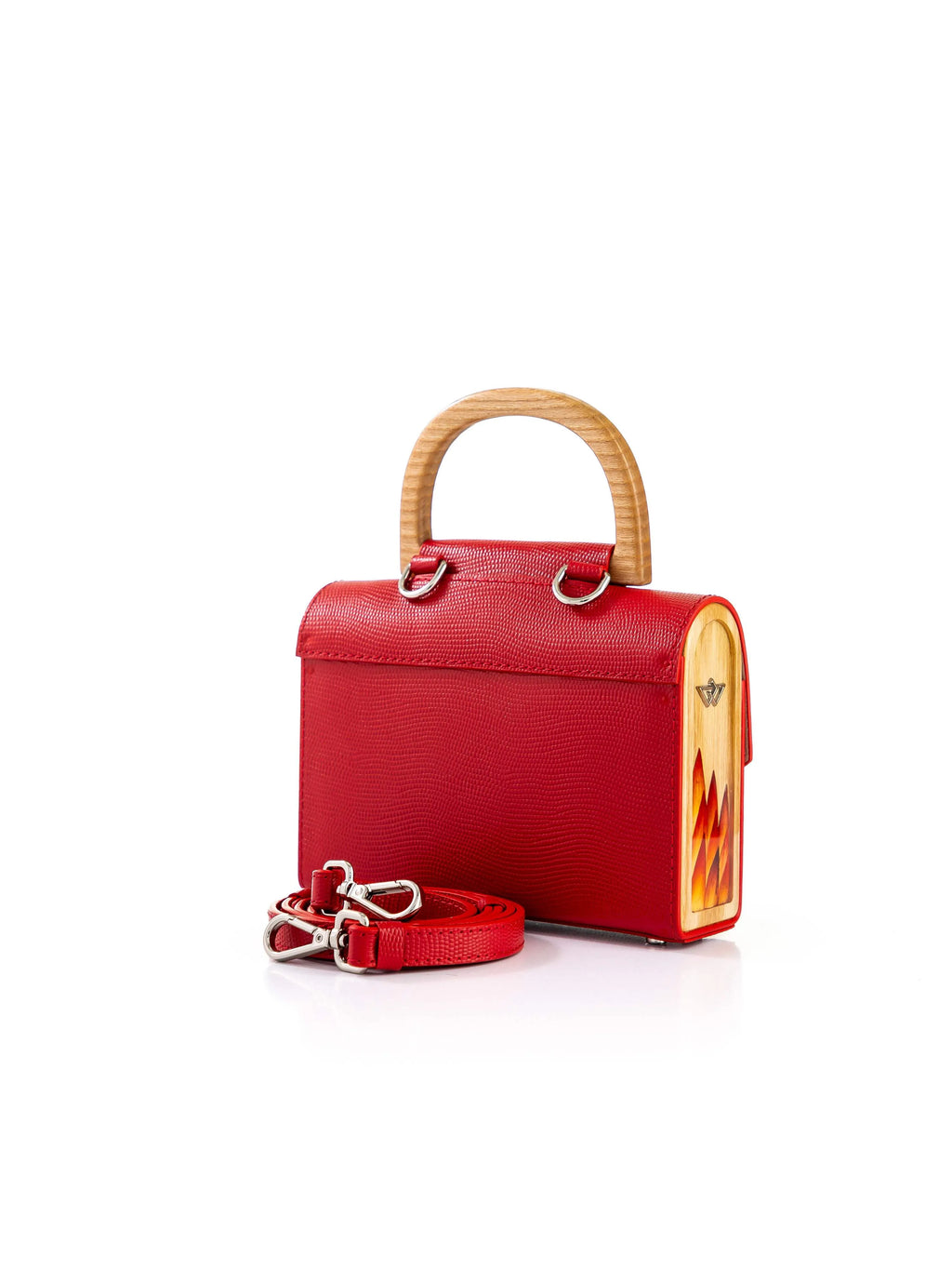 Aurora Mini Red Saffiano