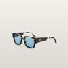 BLACKWOOD Arctic Black Blue — флексові петлі з доводчиком, лінзи блакитні, UV-400 поляризаці
