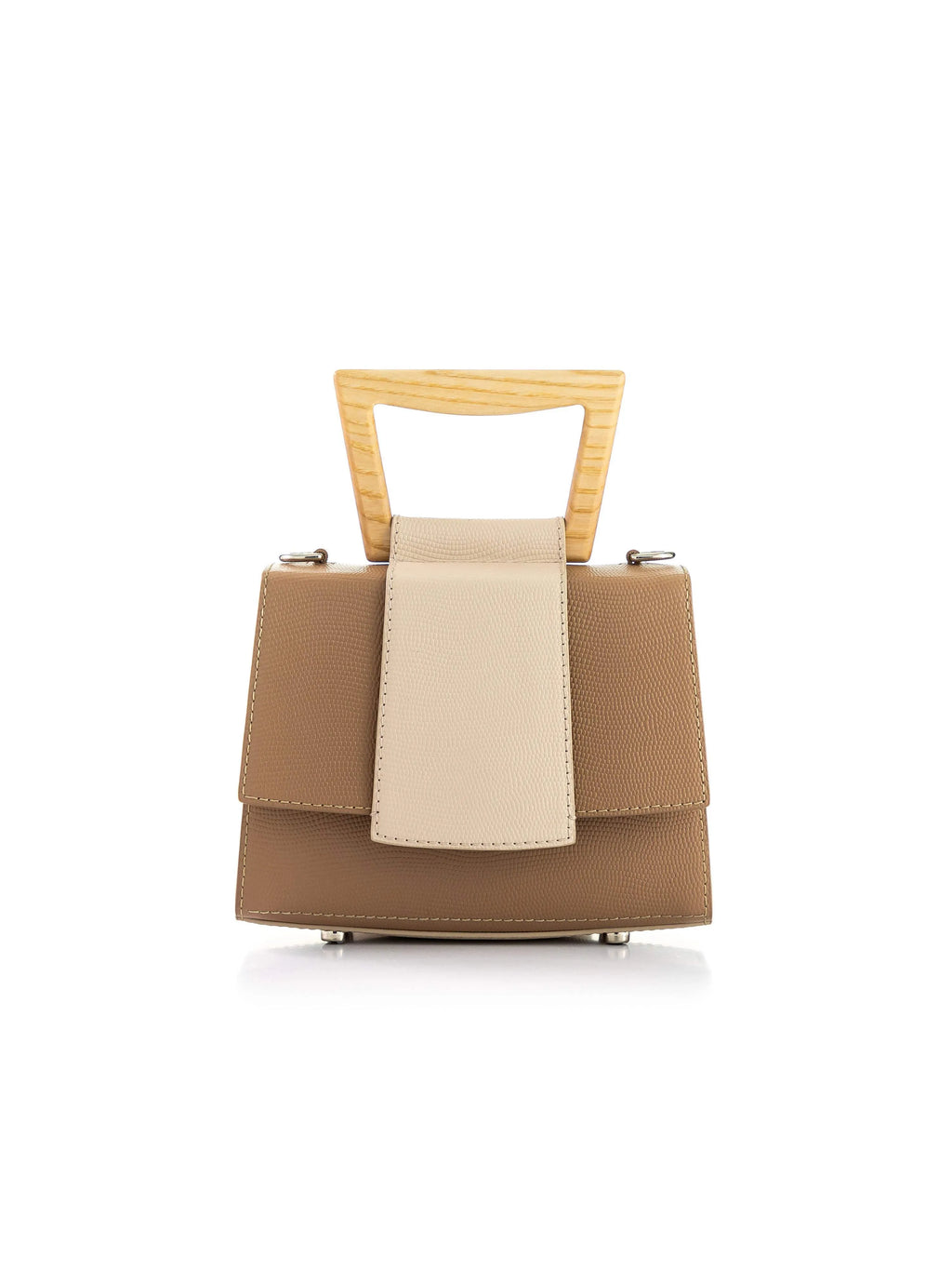 Sandy Mini Beige/Cappuccino Saffiano