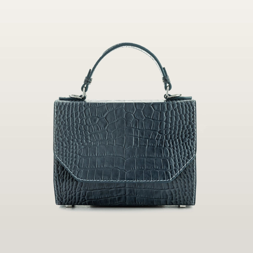 Fjord Blue Graphite Croco