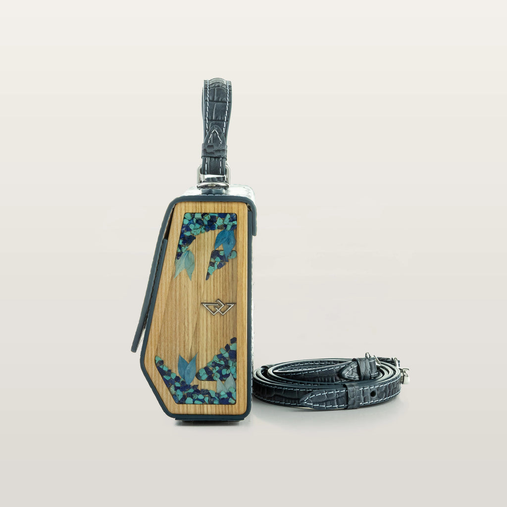 Fjord Blue Graphite Croco
