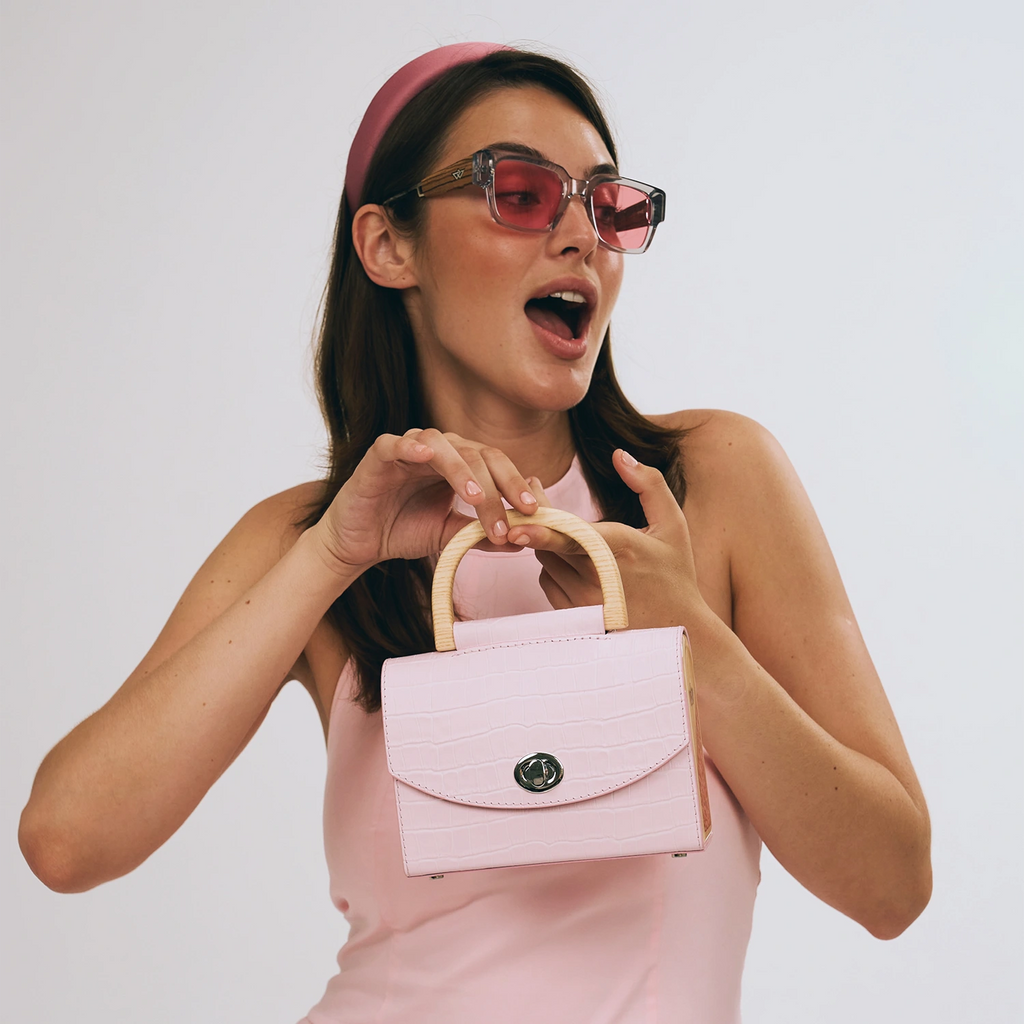 Aurora Mini Pink Croco