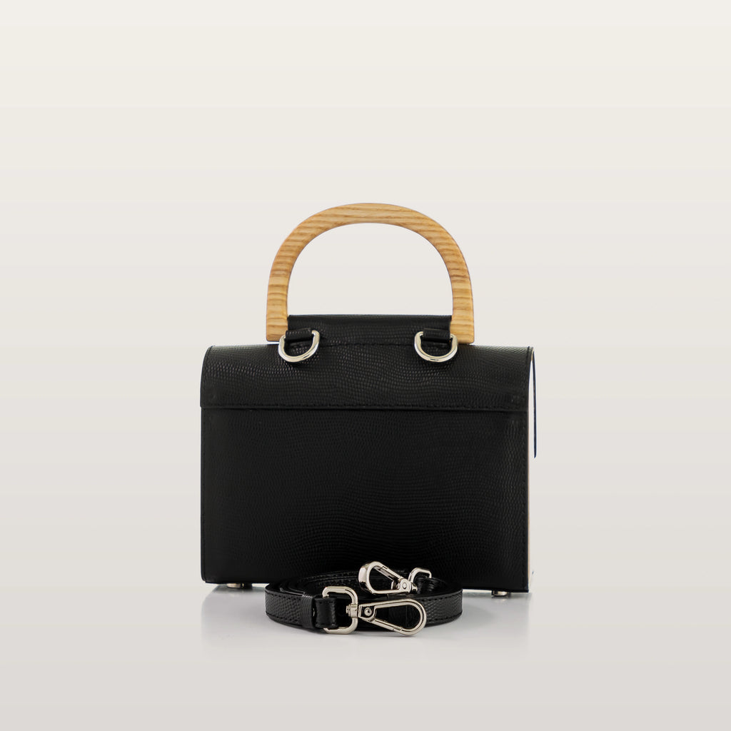 Aurora Mini Black Saffiano