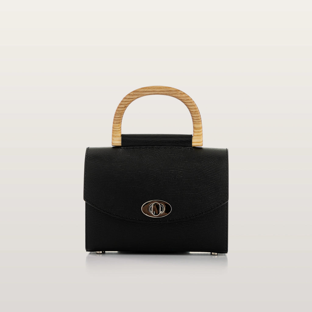 Aurora Mini Black Saffiano