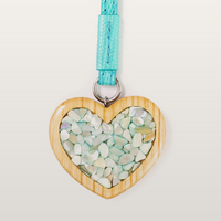 Підвіс до сумки Heart Shiny Blue