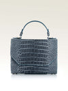 Fjord Blue Graphite Croco