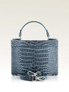 Fjord Blue Graphite Croco