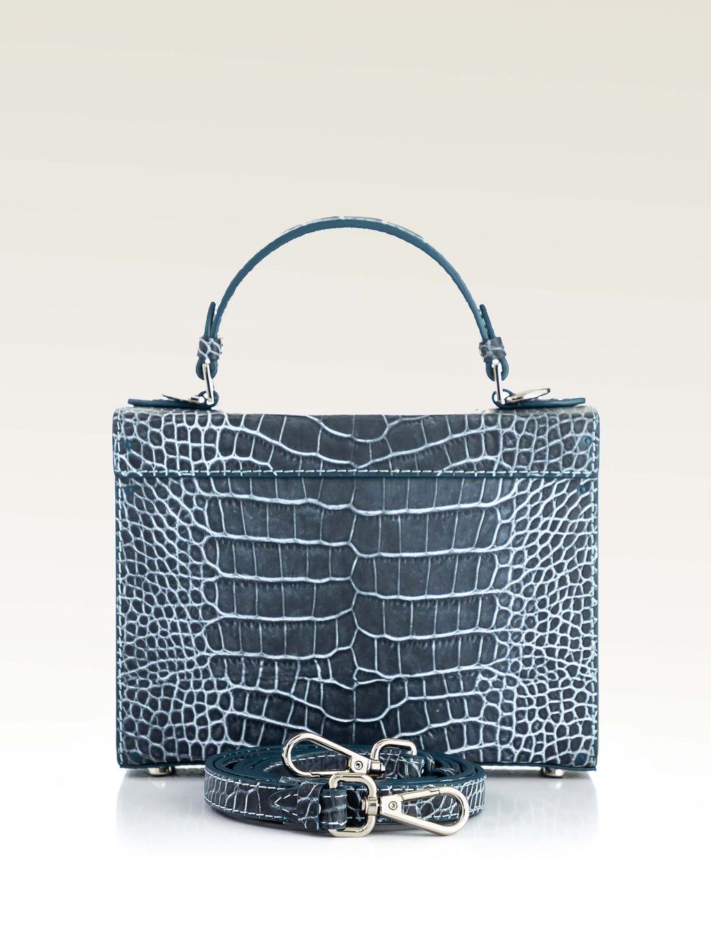 Fjord Blue Graphite Croco