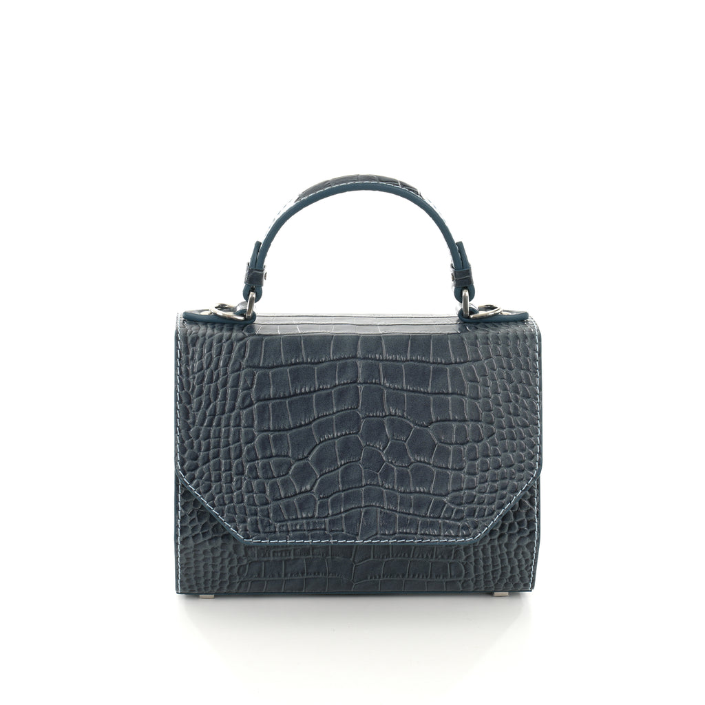 Fjord Blue Graphite Croco