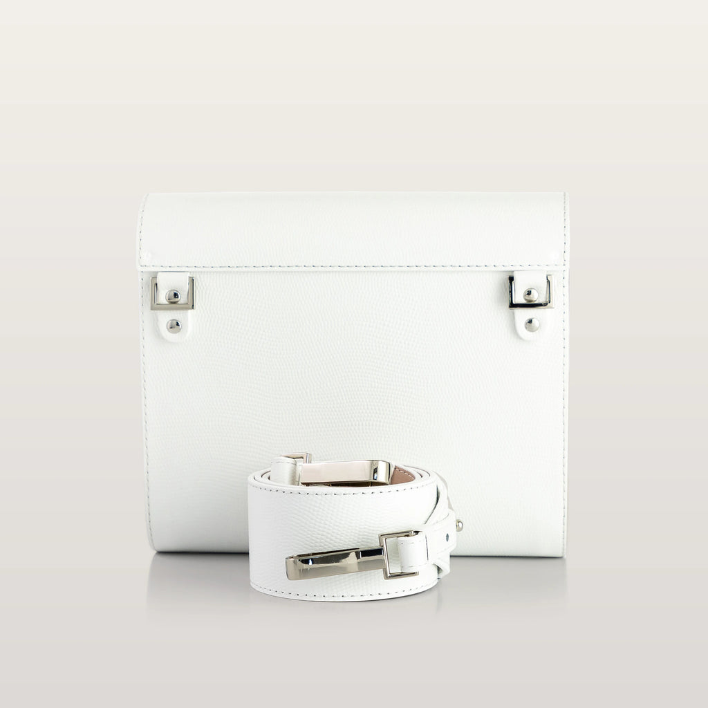 Blizzard White Saffiano