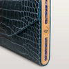 Essence Phone Bag Blue Graphite Croco