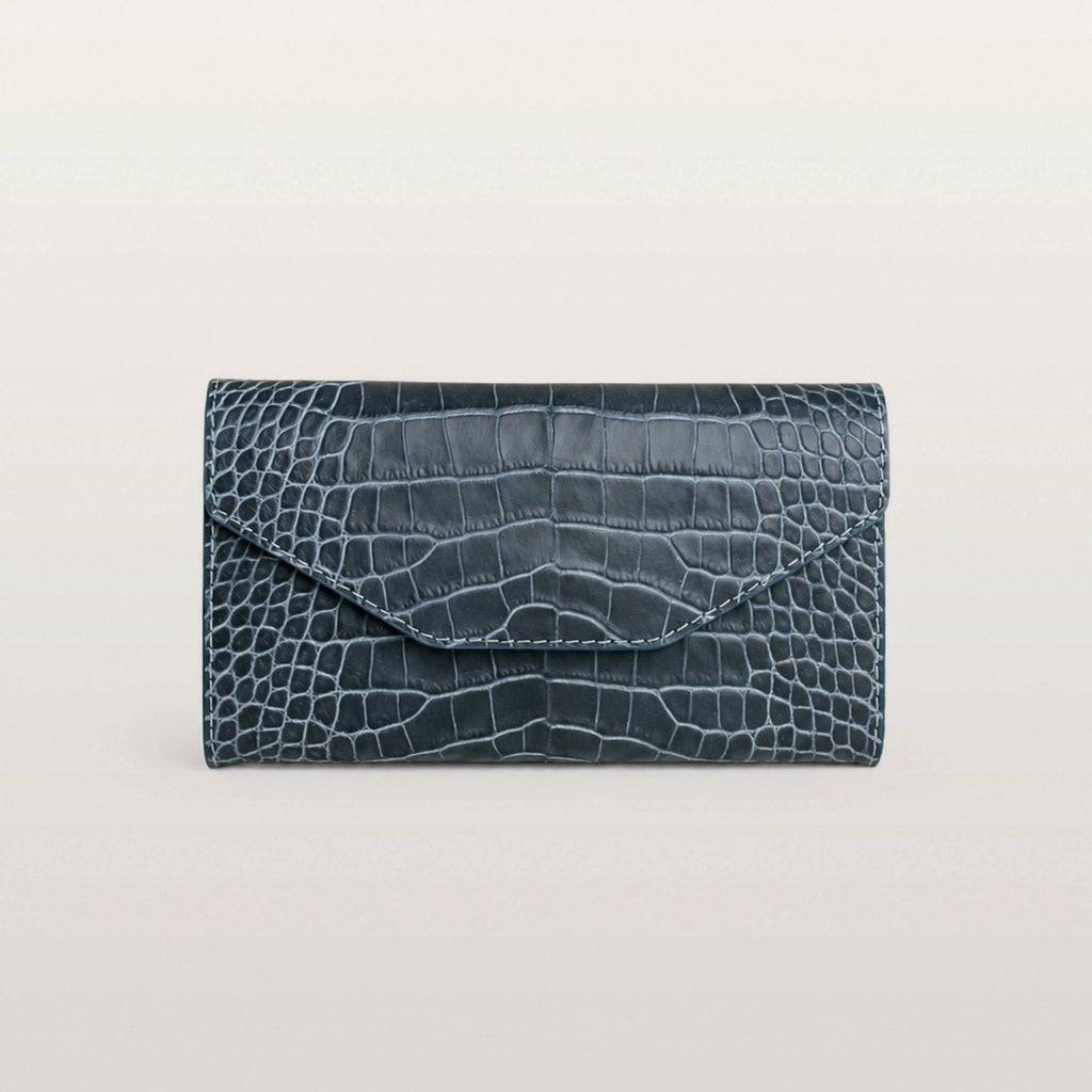 Essence Phone Bag Blue Graphite Croco
