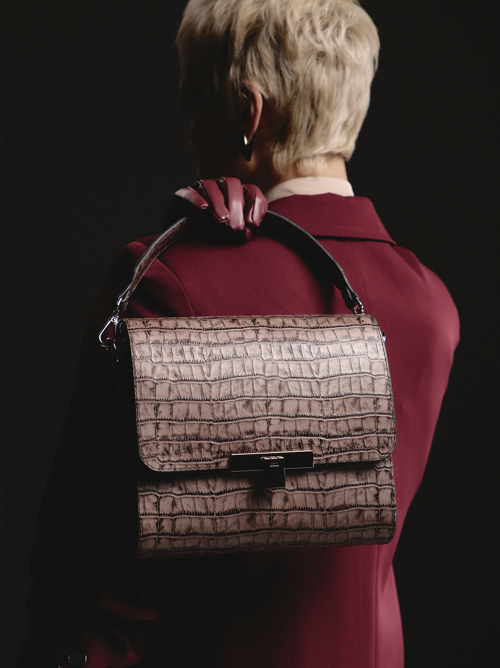 Gloria Brown Croco