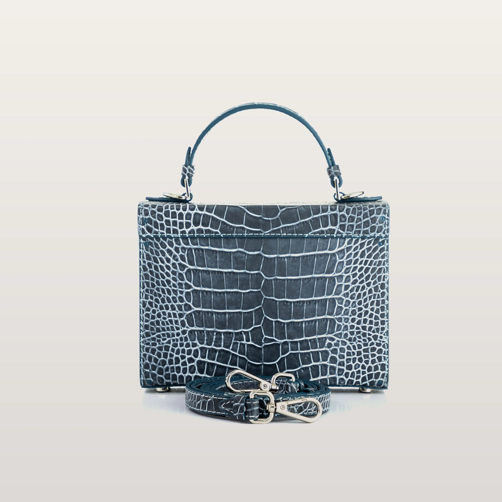Fjord Blue Graphite Croco