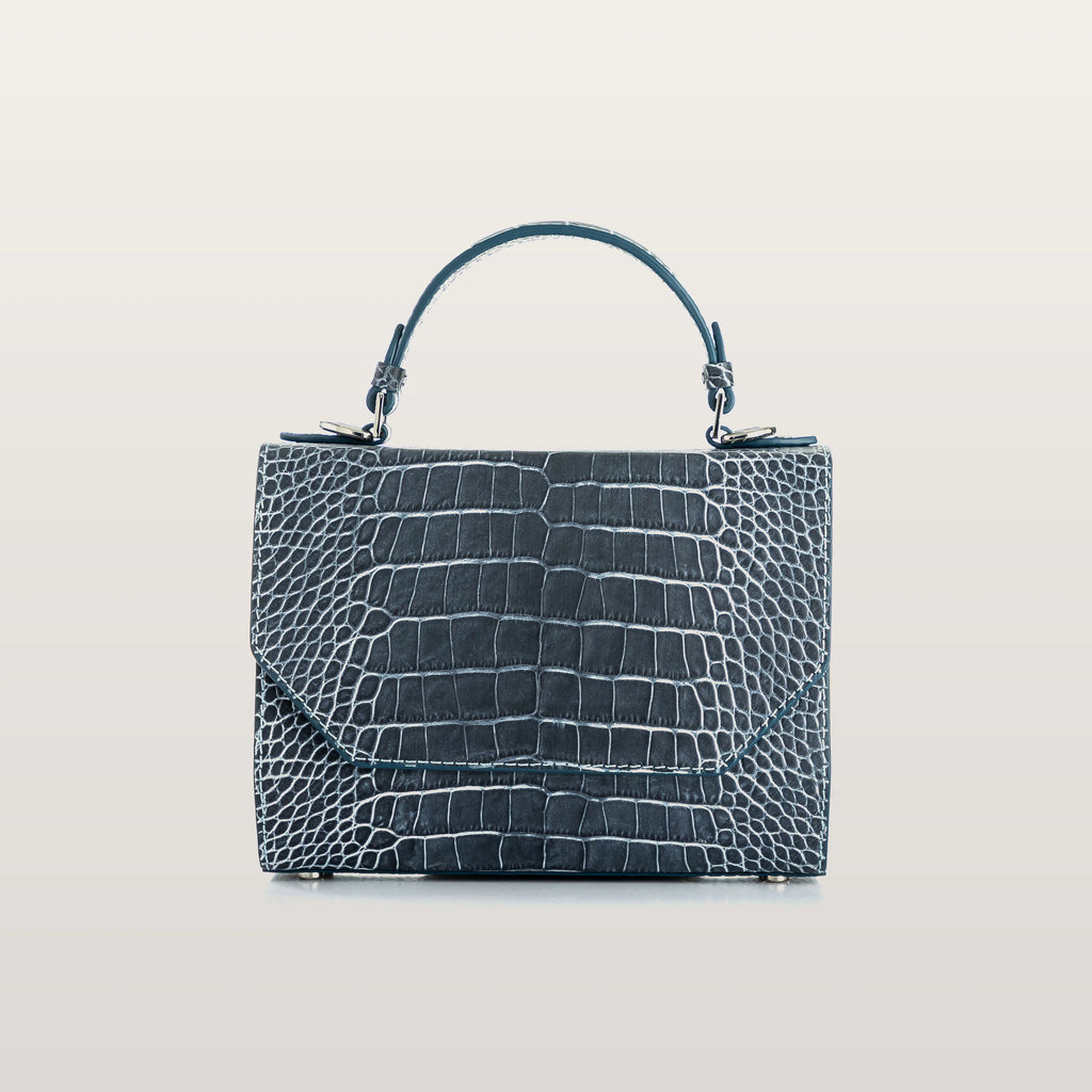 Fjord Blue Graphite Croco