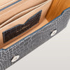 Fjord Blue Graphite Croco
