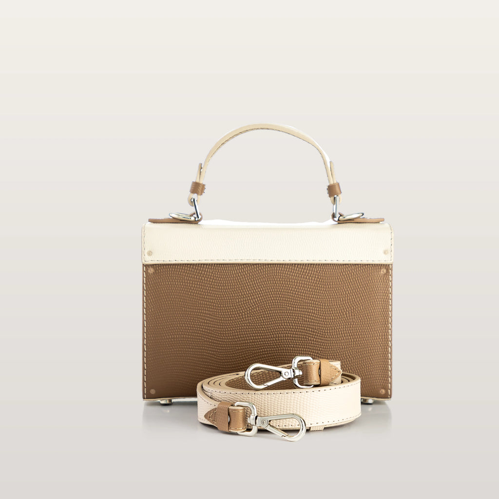 Fjord Mini Beige/Cappuccino Saffiano