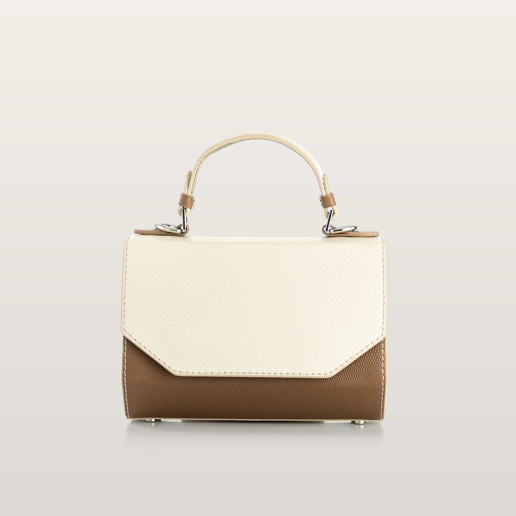 Fjord Mini Beige/Cappuccino Saffiano