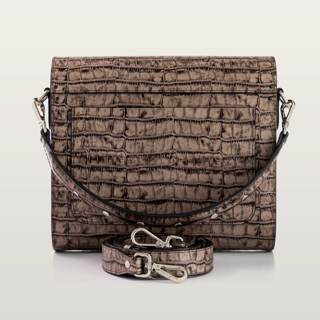 Gloria Brown Croco