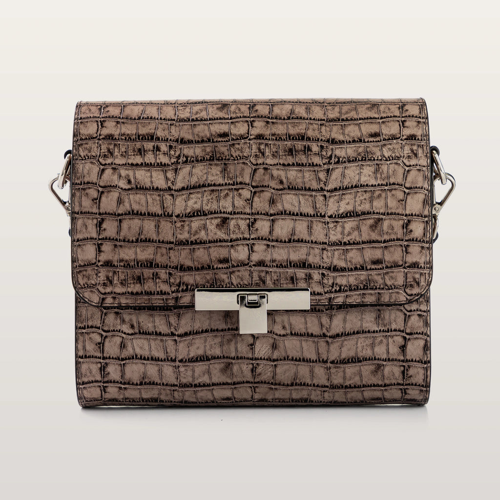 Gloria Brown Croco
