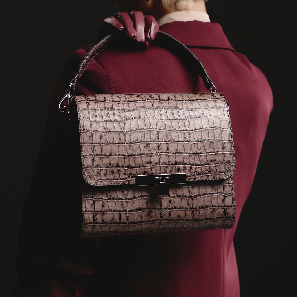 Gloria Brown Croco