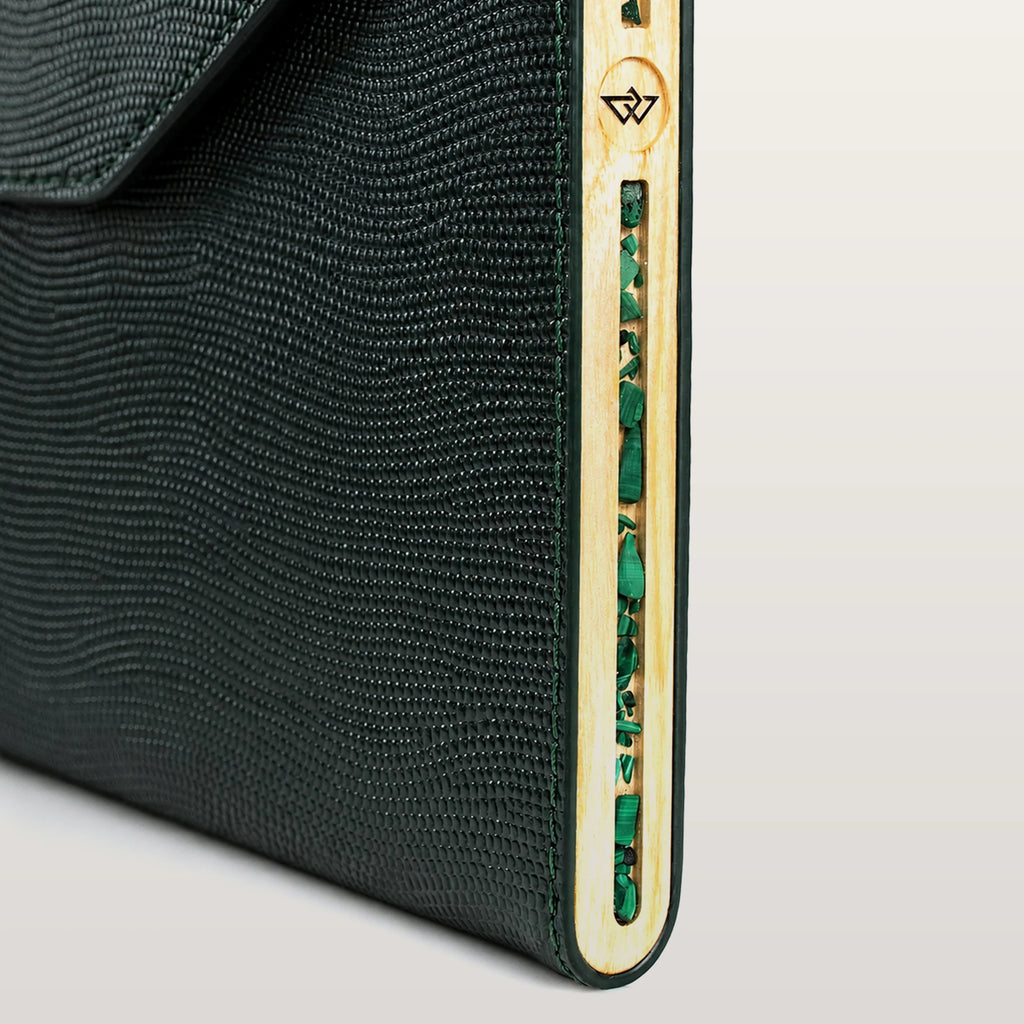 Кейс Для MacBook Green Saffiano
